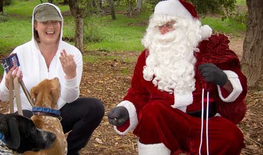 Santa at Runyon Canyon