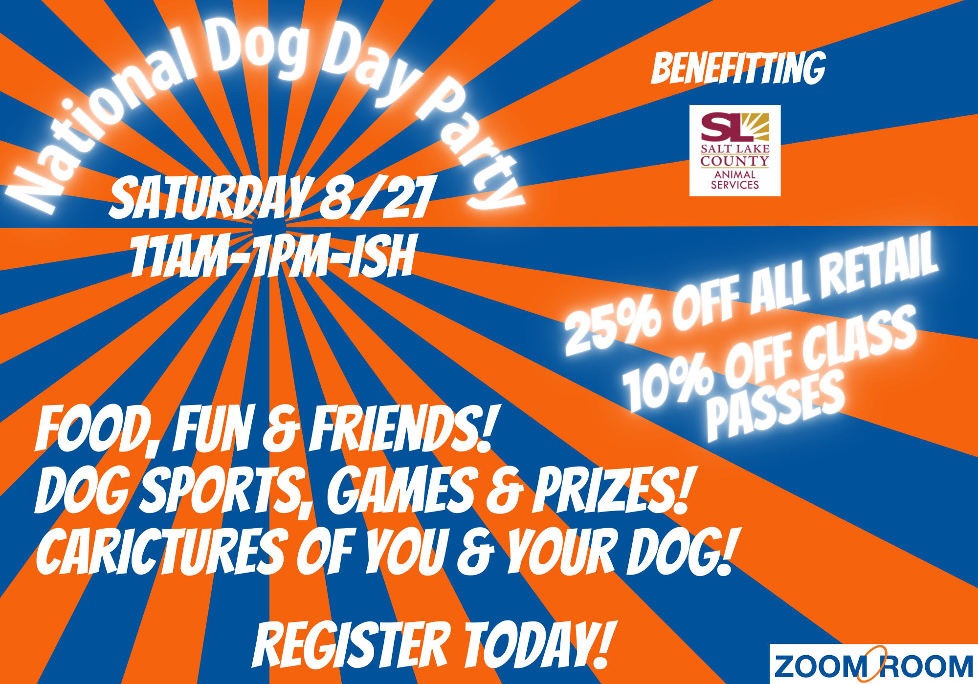 National Dog Day Party Zoom Room Sandy Zoom Room Dog Training